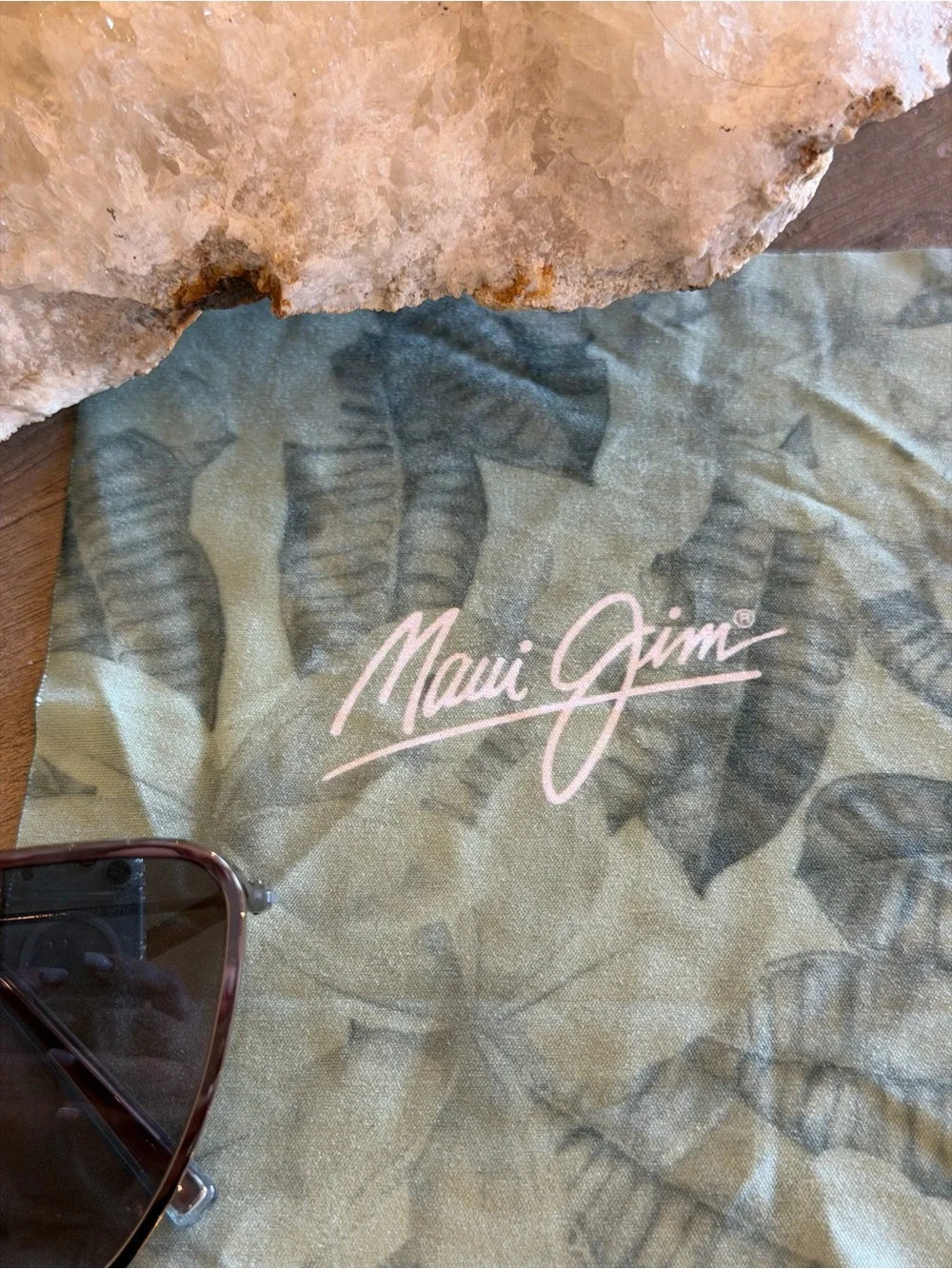 MAUI JIM Puakenikeni POLARIZED Sunglasses STG-SG Super Thin Frame Gray Womens